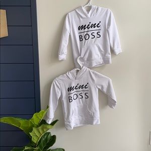 Kids matching hoodies